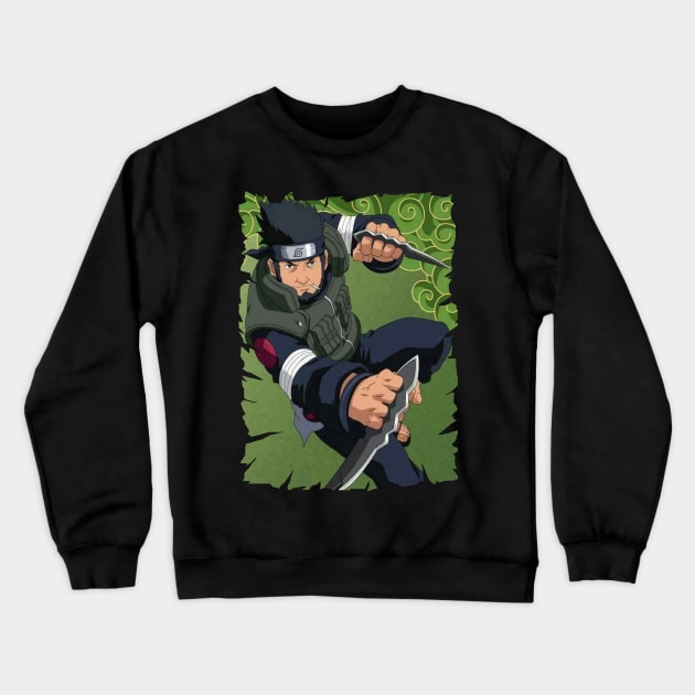 ASUMA SARUTOBI ANIME MERCHANDISE Crewneck Sweatshirt by julii.draws